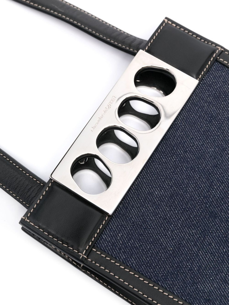 The Grip denim messenger bag 4