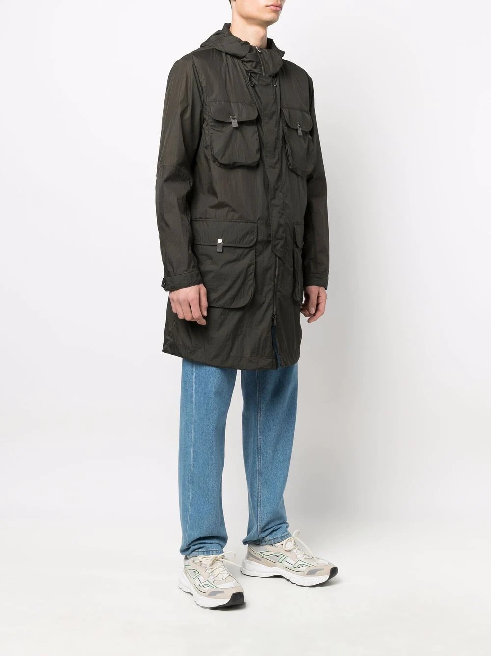 four-pocket parka coat - 3