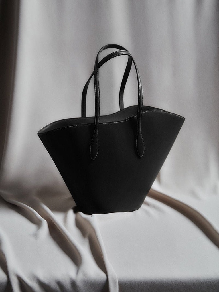 TULIP SHOULDER BAG MEDIUM BLACK - 4