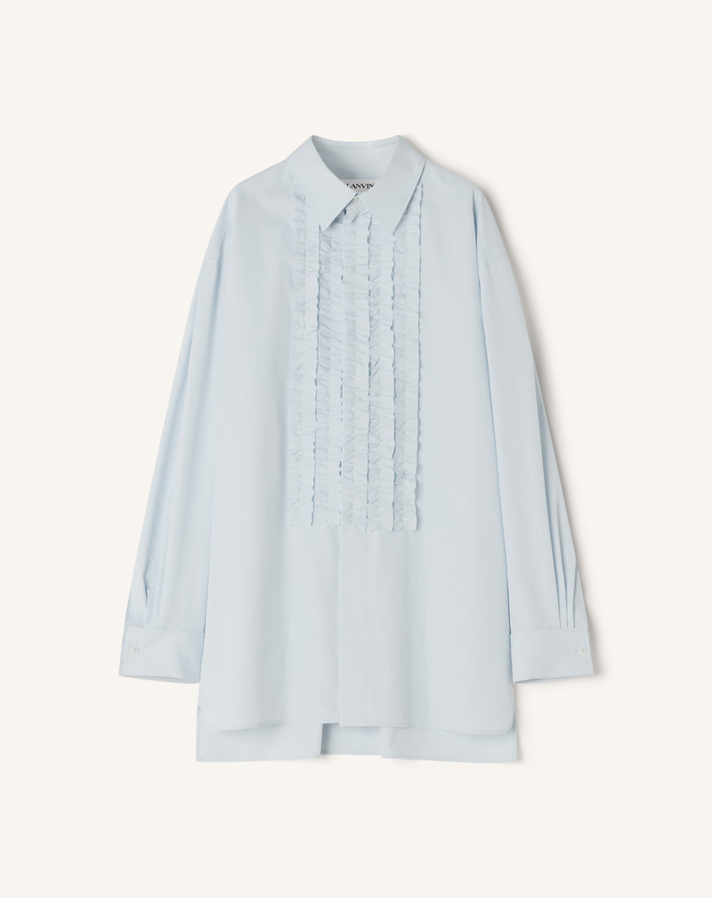 COTTON POPLIN BIB FRONT SHIRT 1