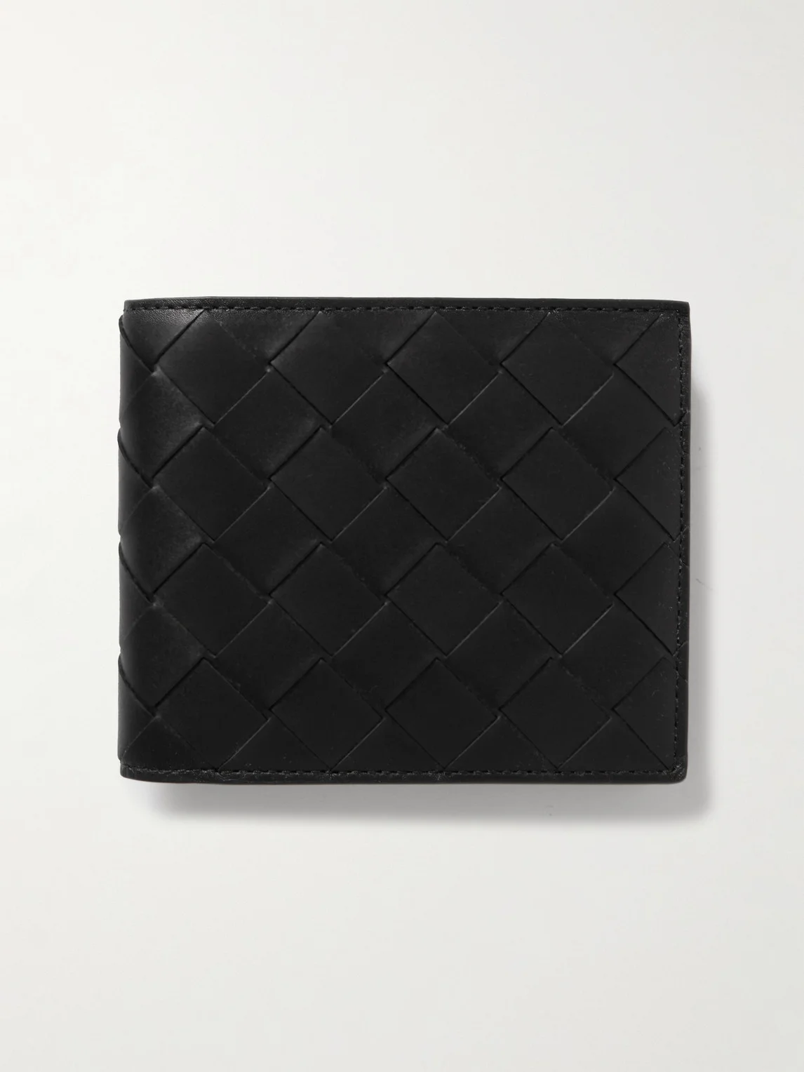 Intrecciato Leather Billfold Wallet - 1