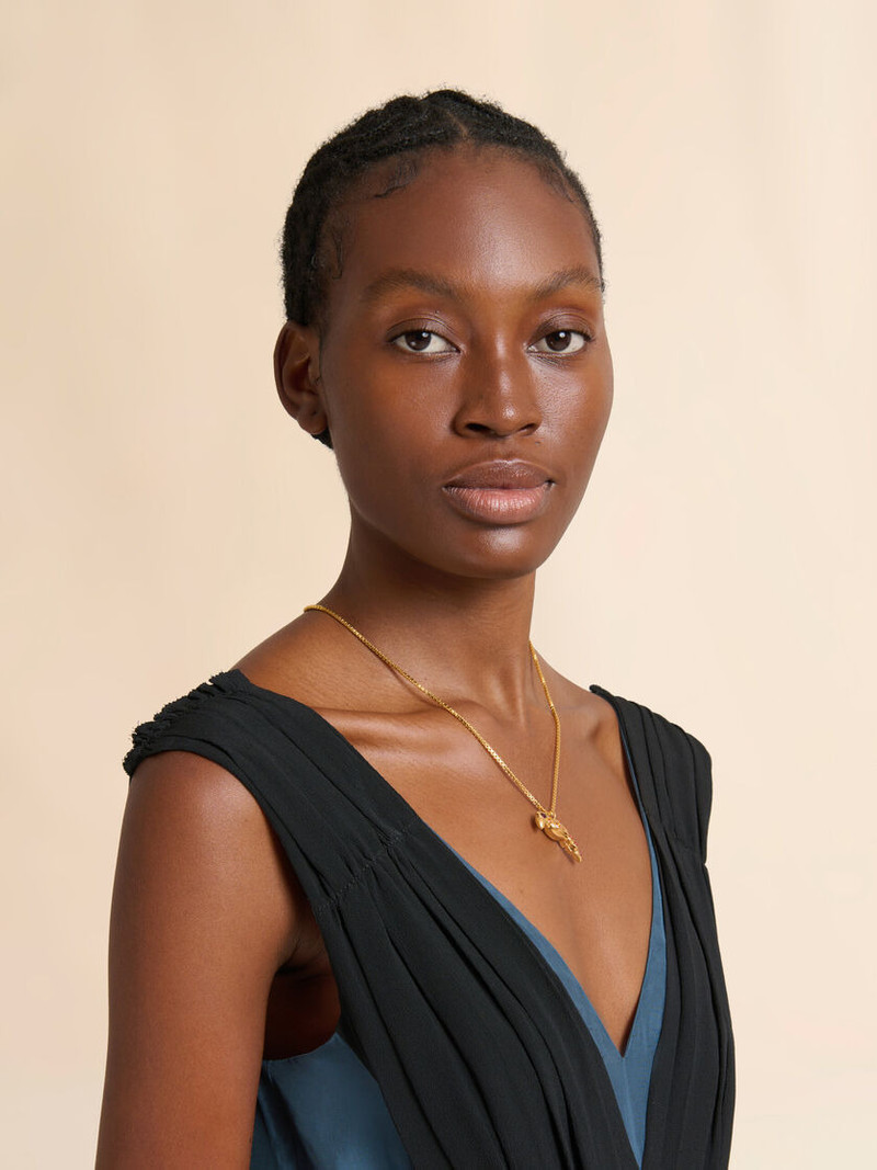 Marni CHAIN NECKLACE WITH PARROT CHARM outlook