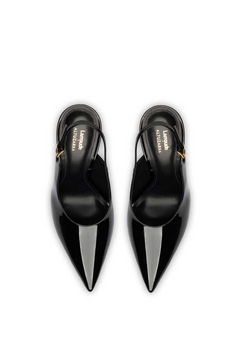 LARROUDÉ X ALTUZARRA PUMP IN BLACK PATENT LEATHER 3