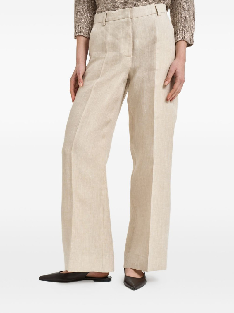 pressed-crease wide-leg trousers 1