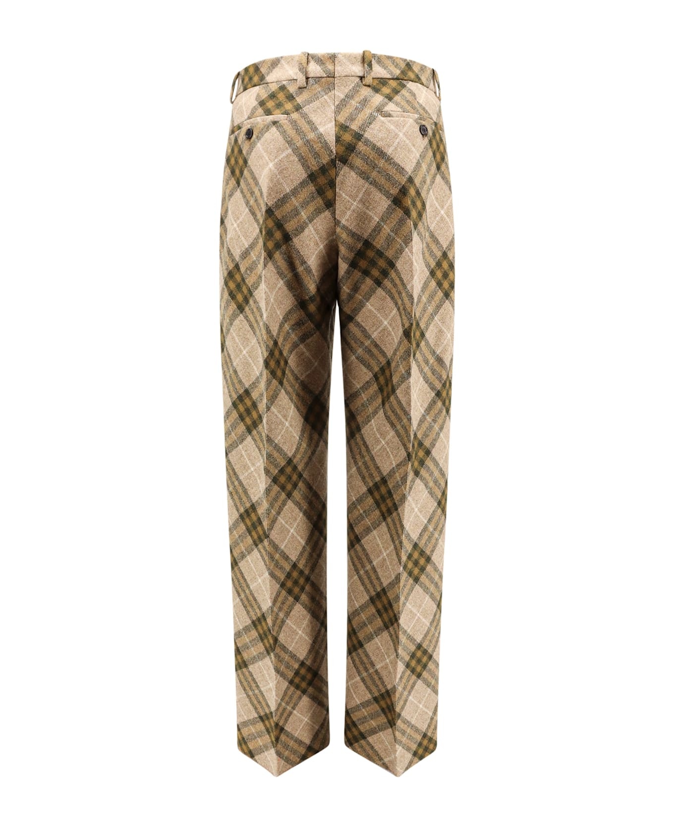 Beige Wool Pants - 2
