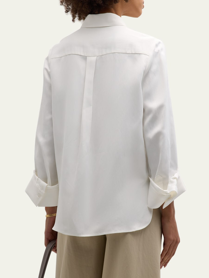 TWP Cotton Button-Front Boyfriend Shirt outlook