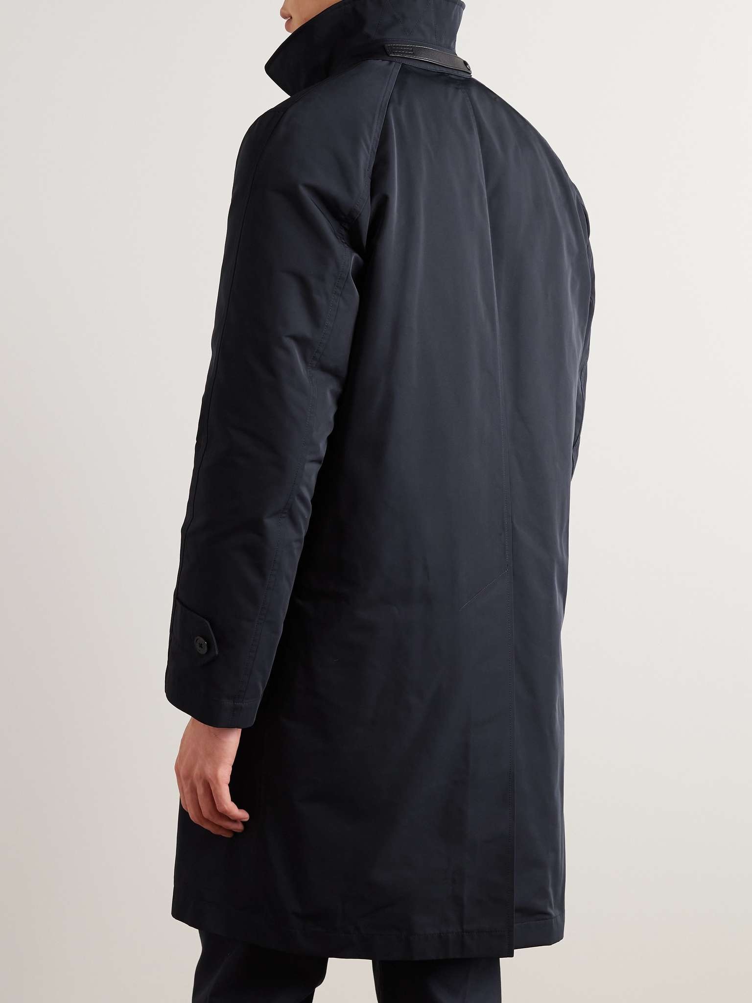 Faille Coat with Detachable Quilted Down Liner - 5