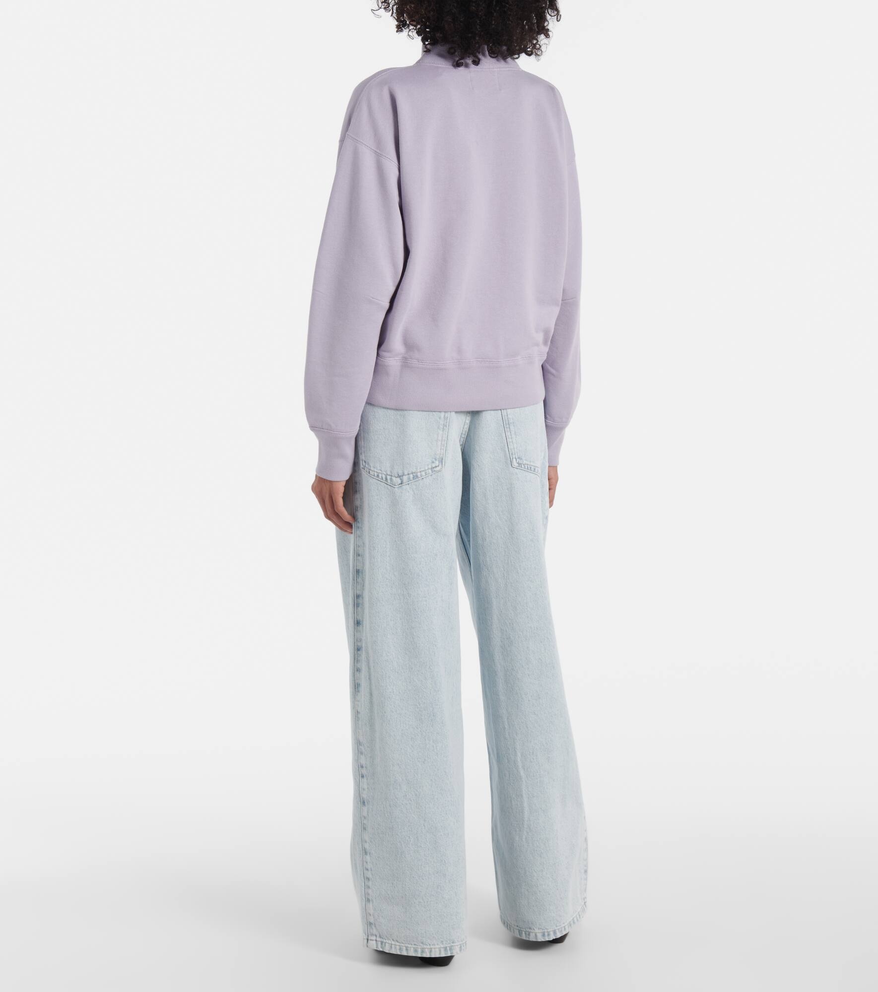 Moby cotton-blend fleece sweatshirt - 3
