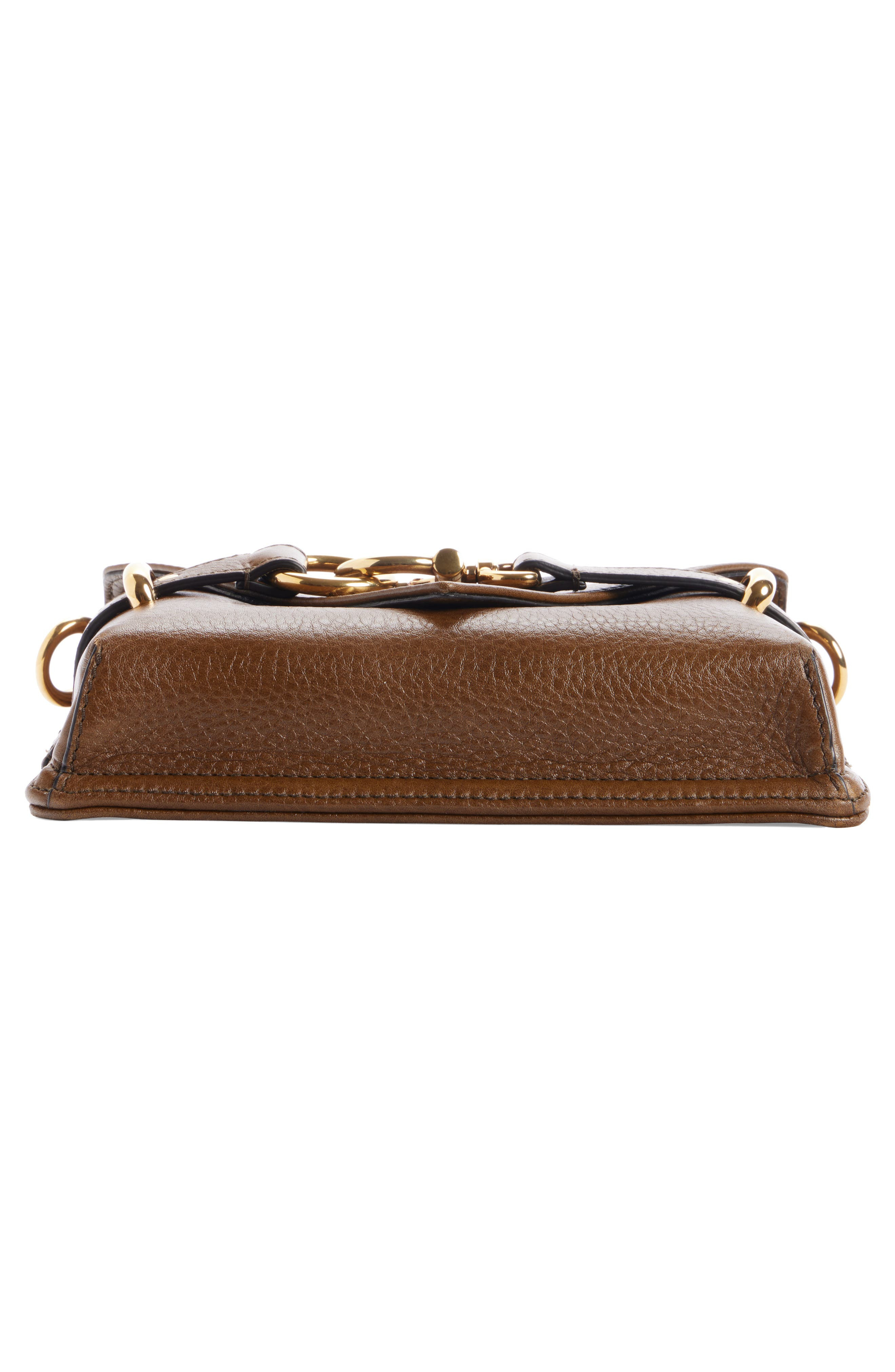 Chloé Mini Cape Leather Crossbody Bag in Dark Khaki 20V at Nordstrom - 6