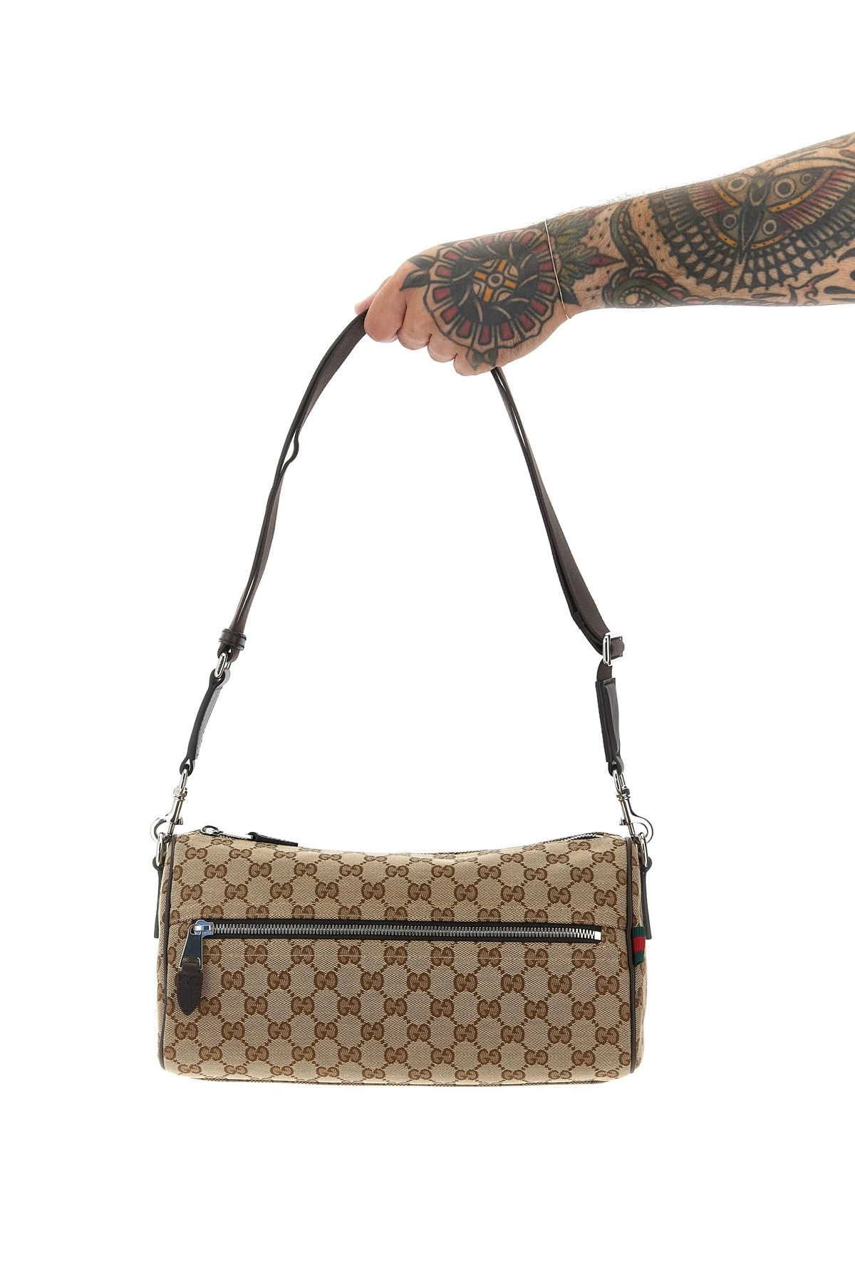 Small GG cylindrical shoulder strap - 2