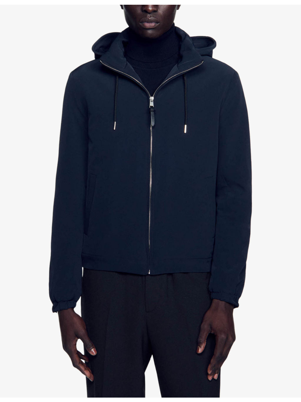 Hooded Zip-Up Stretch-Woven Jacket - 3