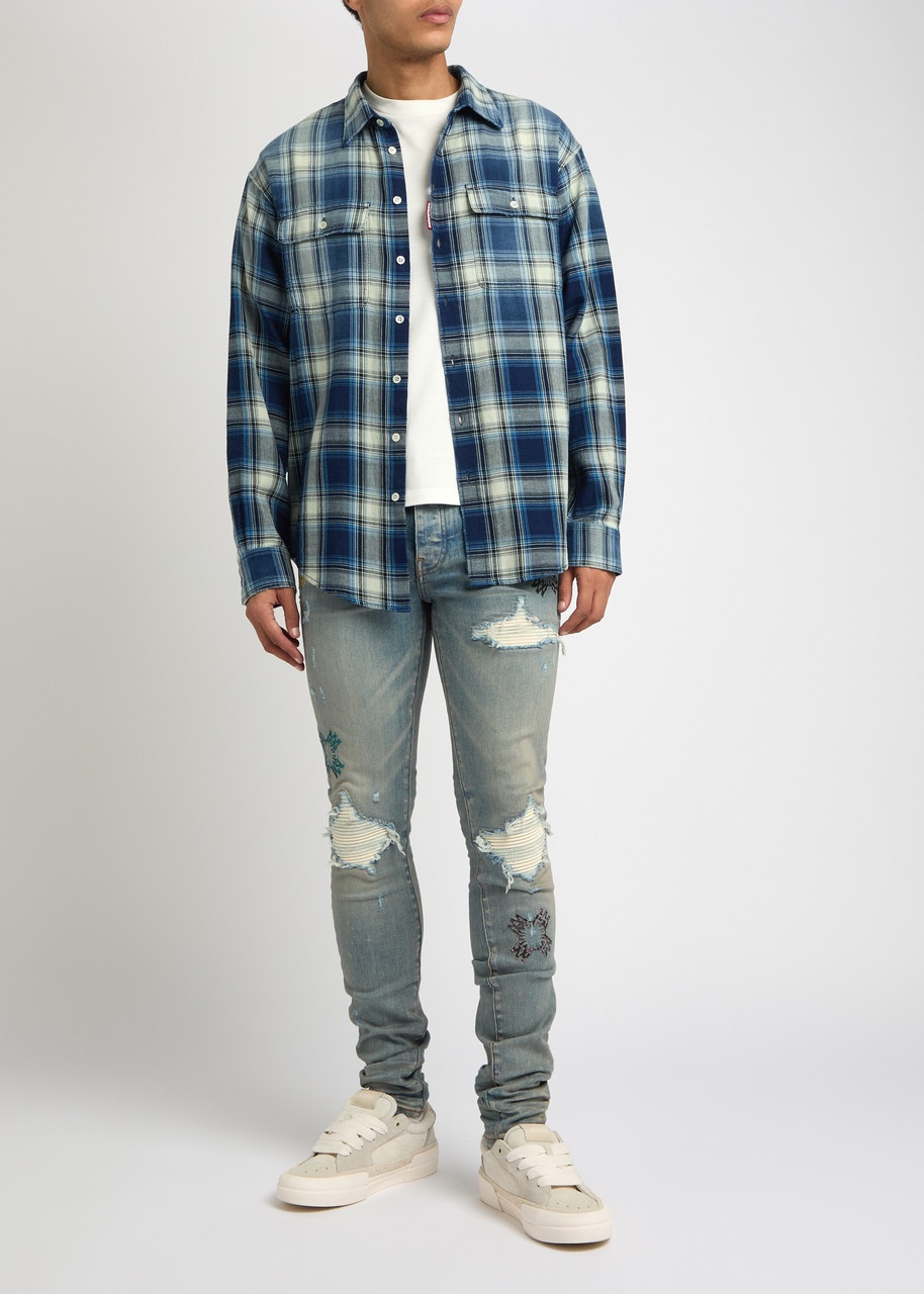 Amiri MA Quad MX1 Distressed Skinny Jeans - 4