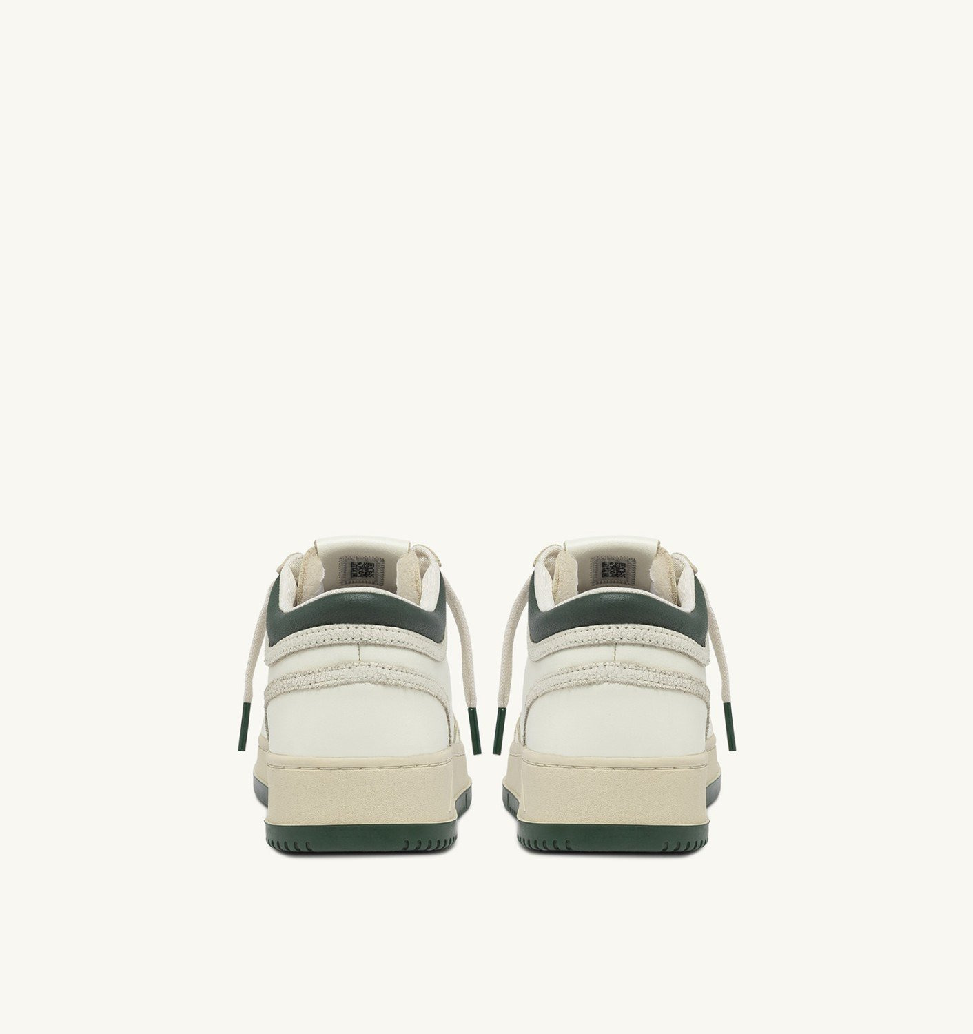 MED-WAY SNEAKERS IN LEATHER COLOR MARSHMALLOW AND MOUNTAIN - 3