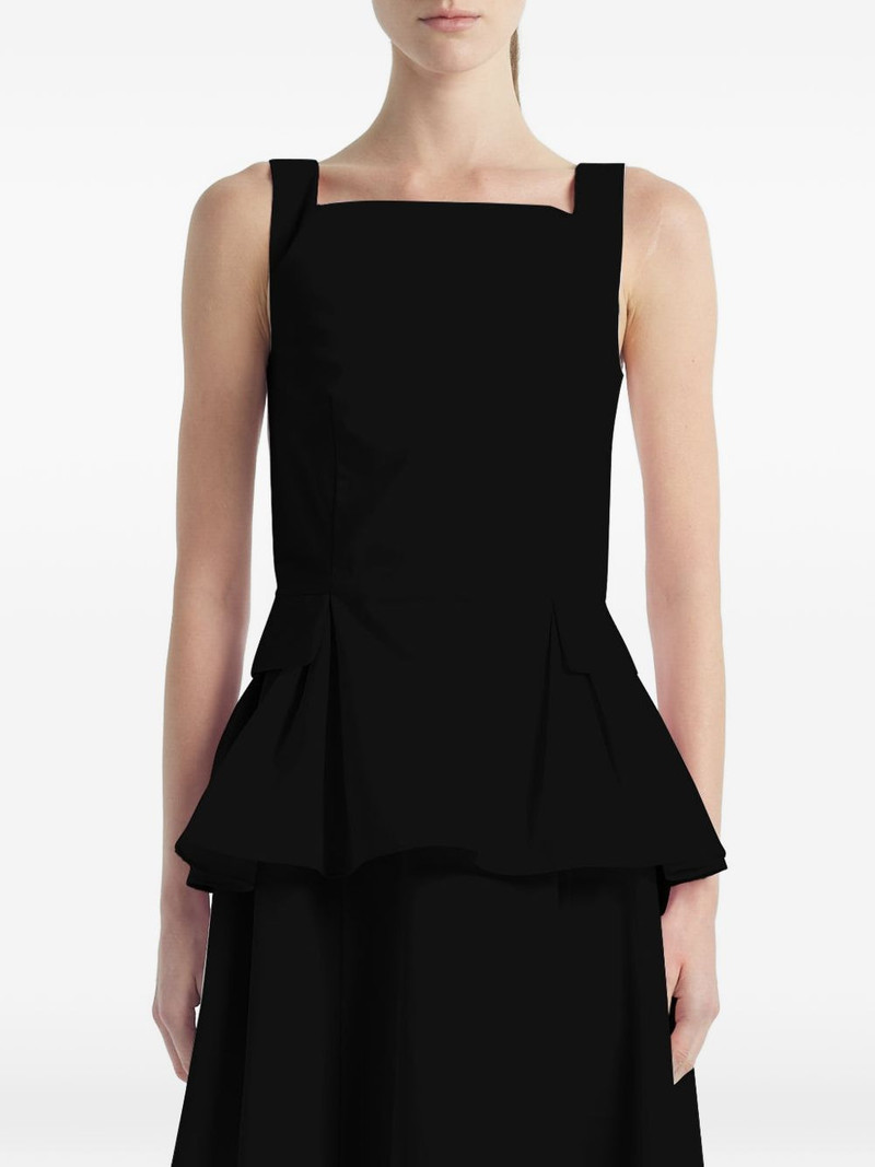 ADAM LIPPES Soleil peplum blouse outlook