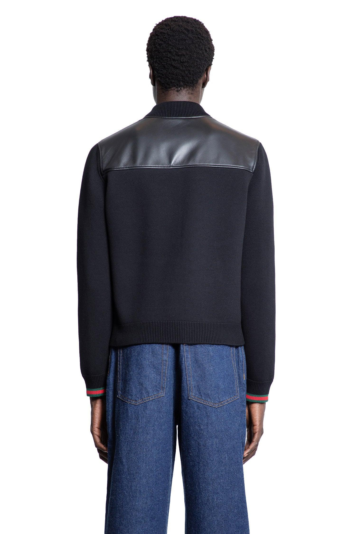 Soft-Nappa-Leather-And-Knit-Bomber - 3