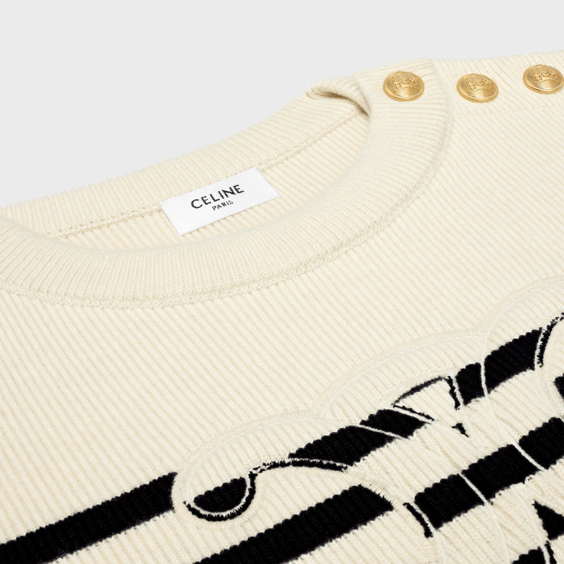 crew neck sweater IN wool cashmere 3