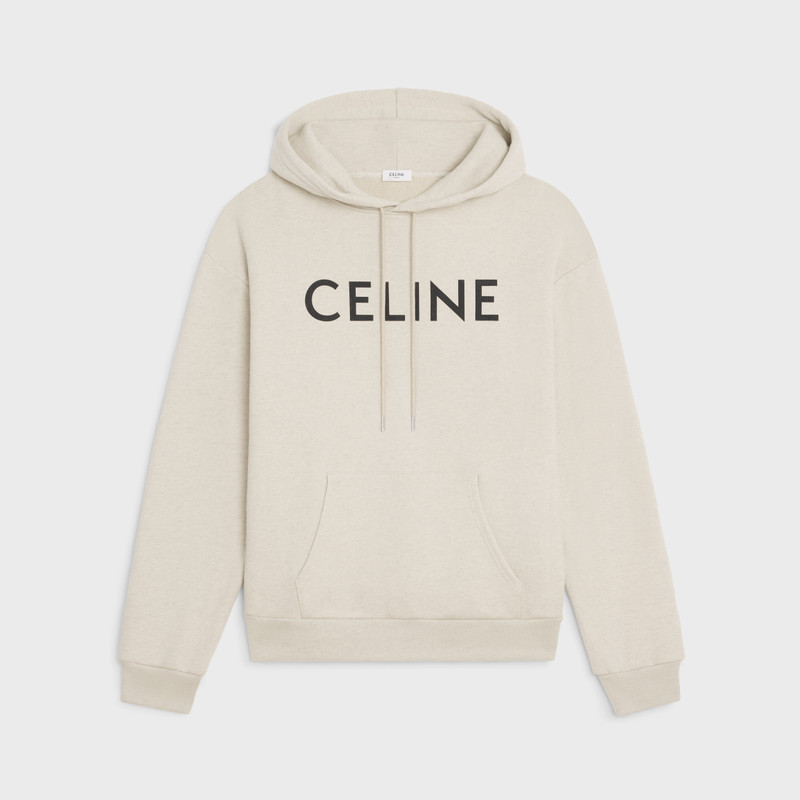 celine loose hoodie in COTTON FLEECE 1