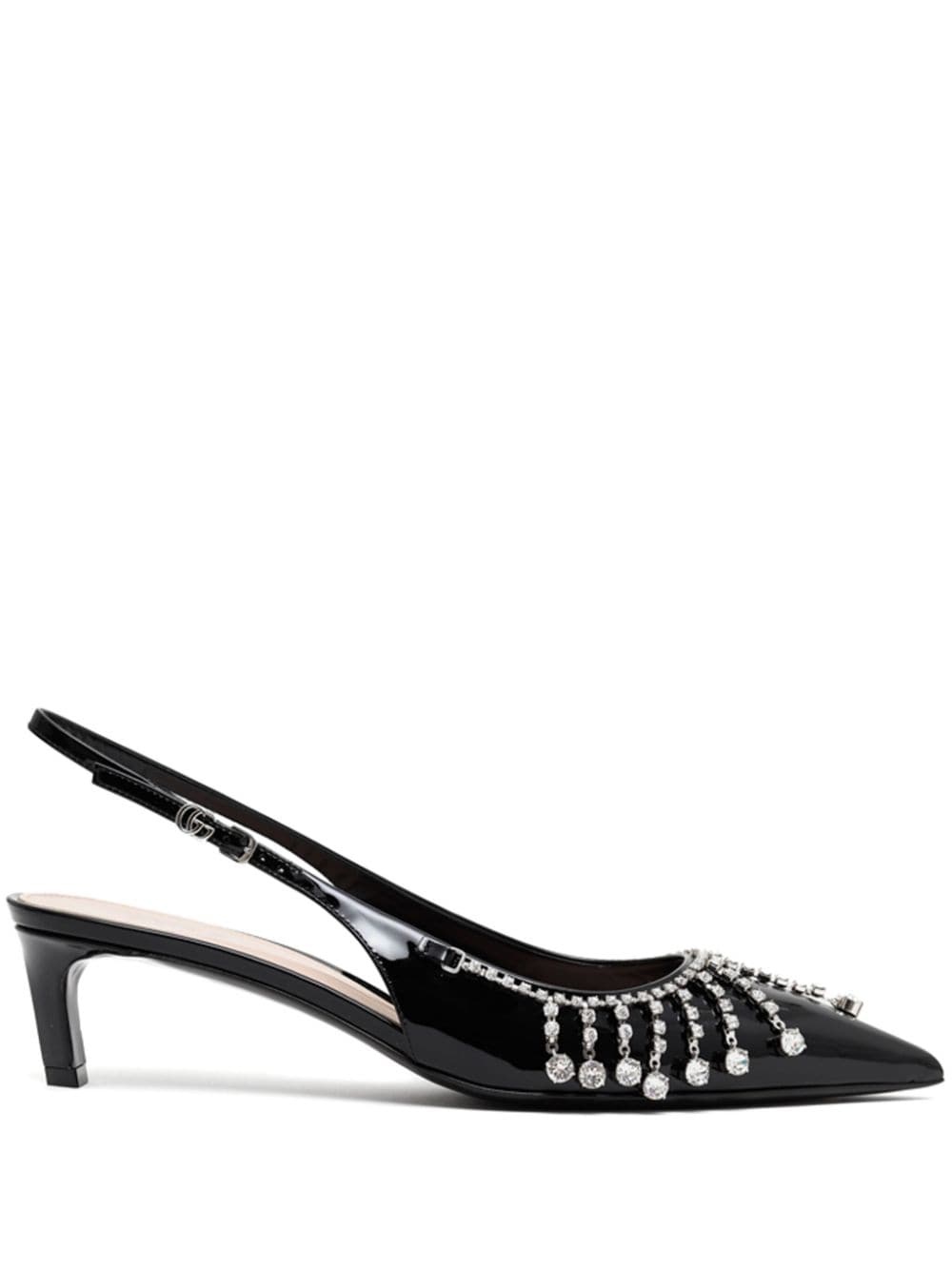 rhinestone-embellished pumps - 1