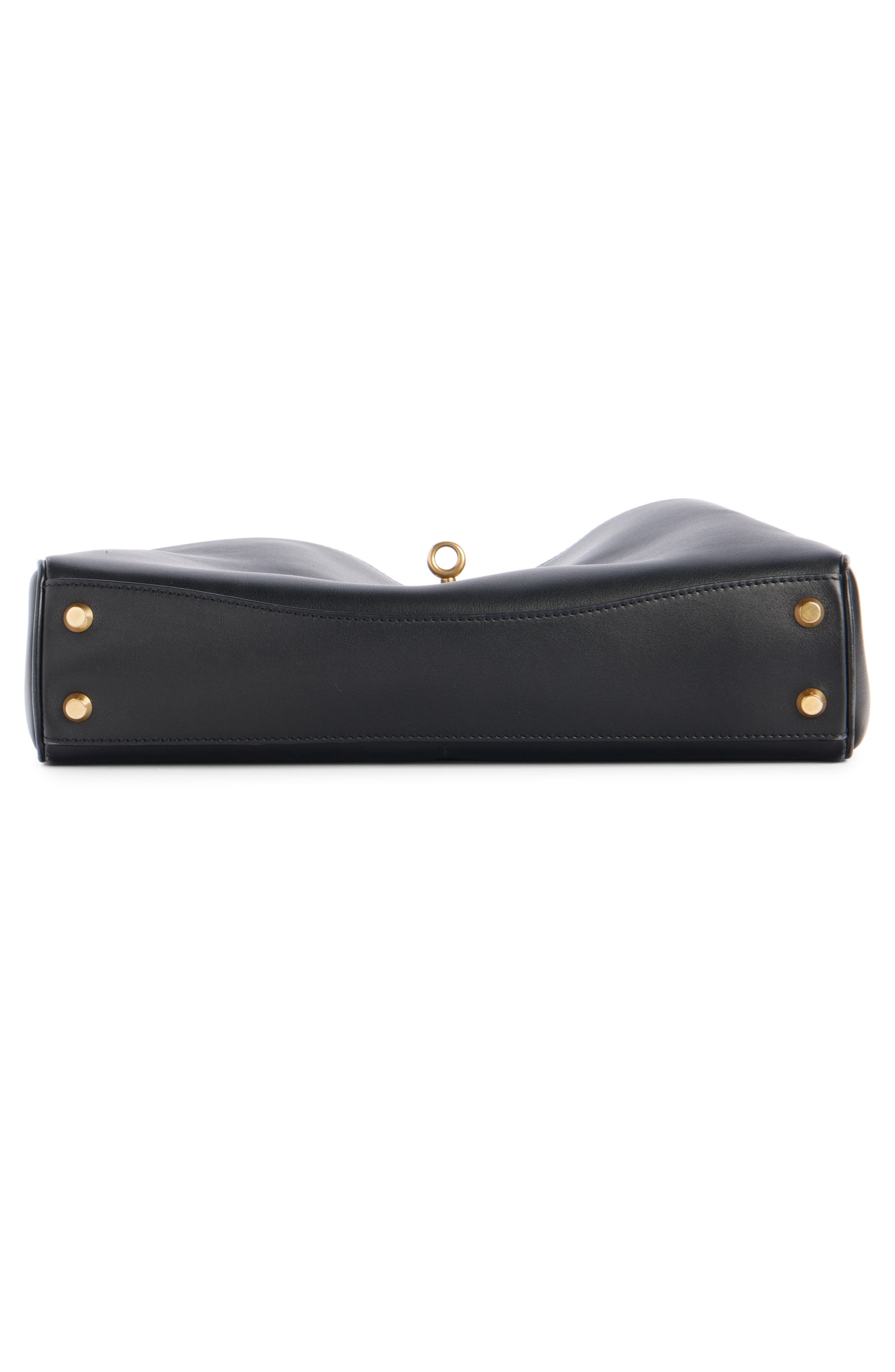 Balenciaga Rodeo Leather Shoulder Bag in 1000 Black at Nordstrom - 5