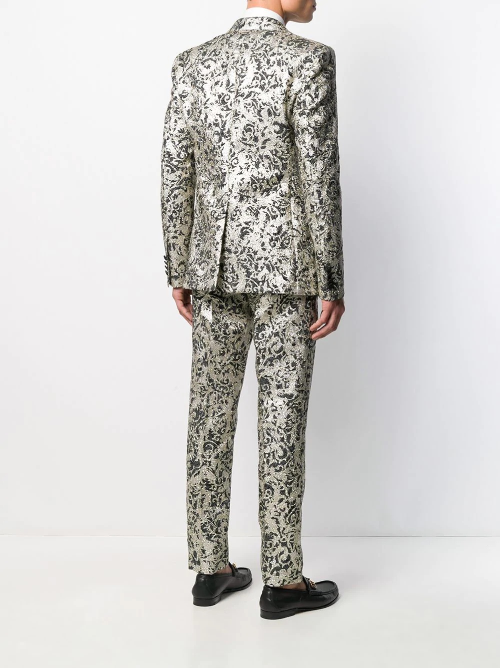 jacquard two-piece suit - 4