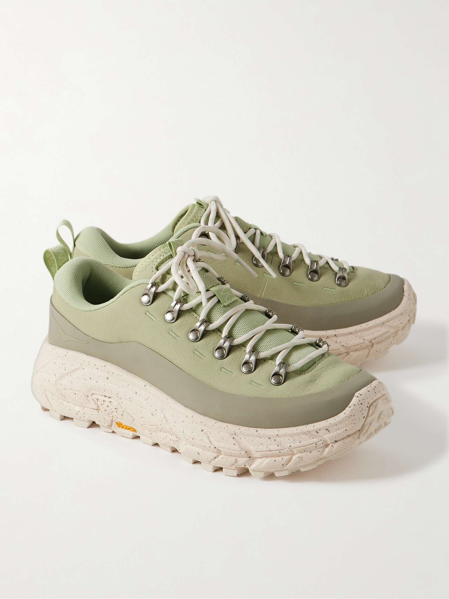 Tor Summit Rubber-Trimmed Nubuck and Mesh Sneakers - 4