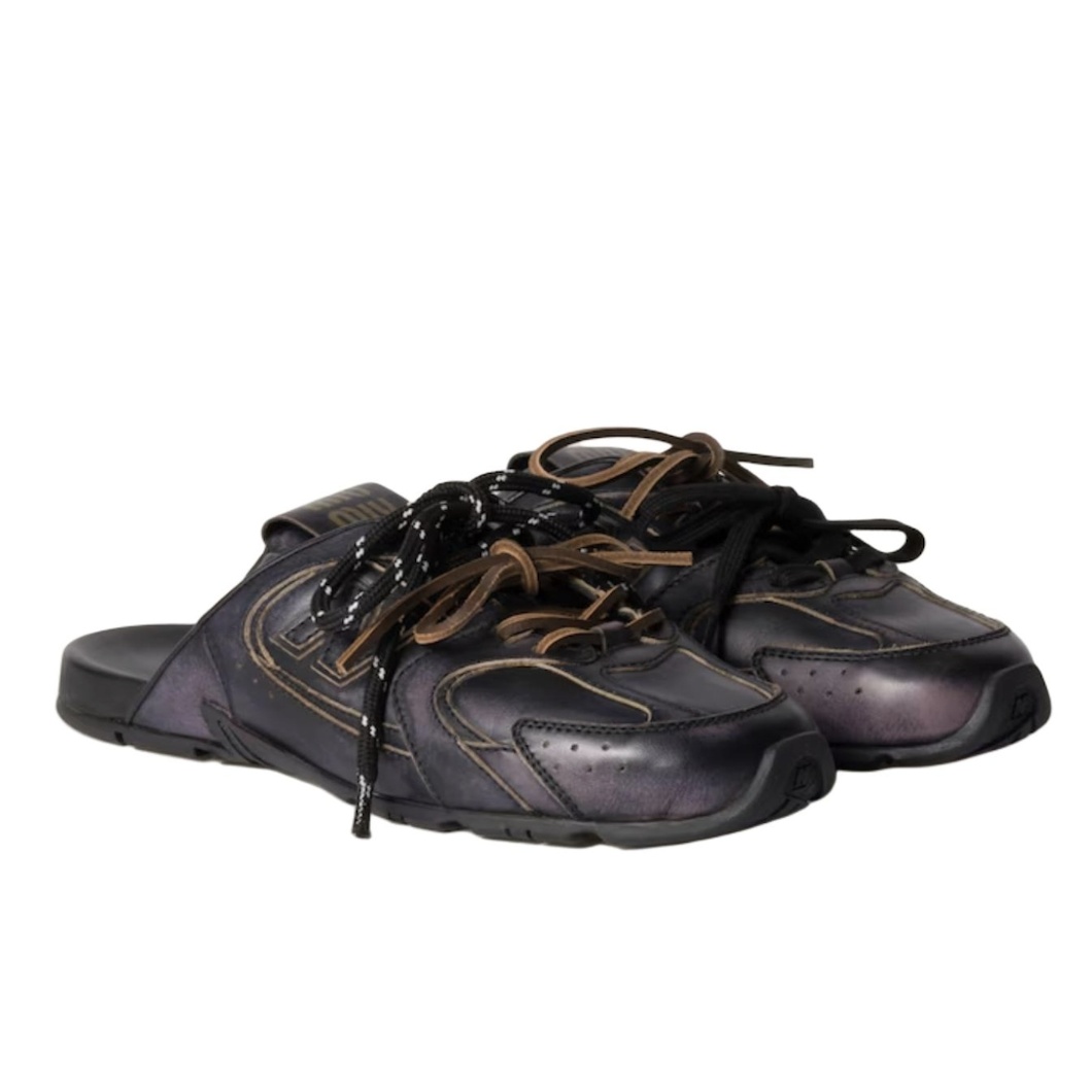 (WMNS) New Balance x Miu Miu 530 SL Mule 'Black' 5E333E-3G48-F0002 - 2