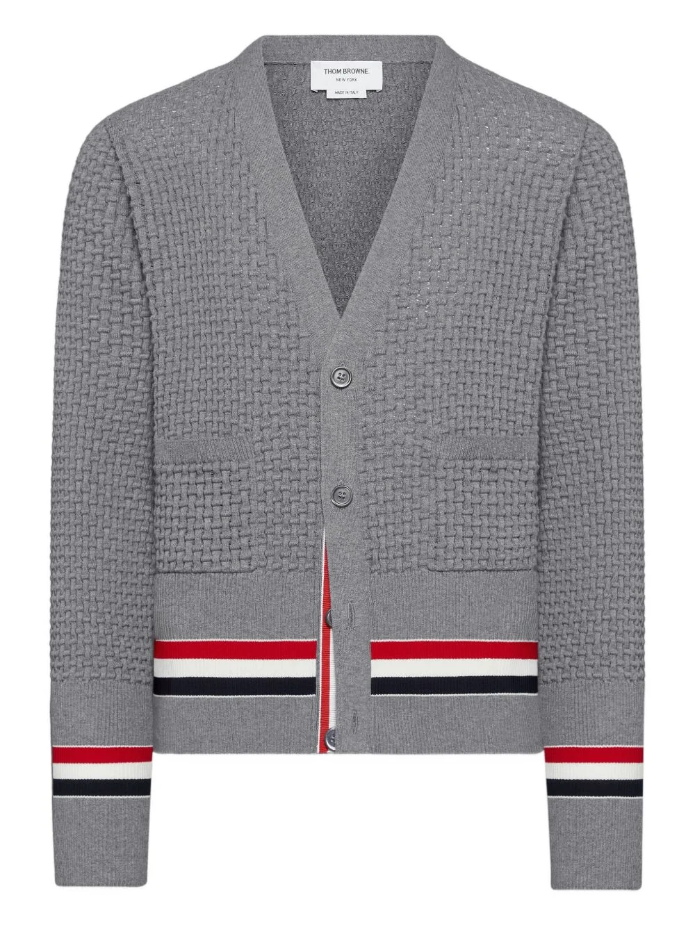 RWB stripe cardigan - 1