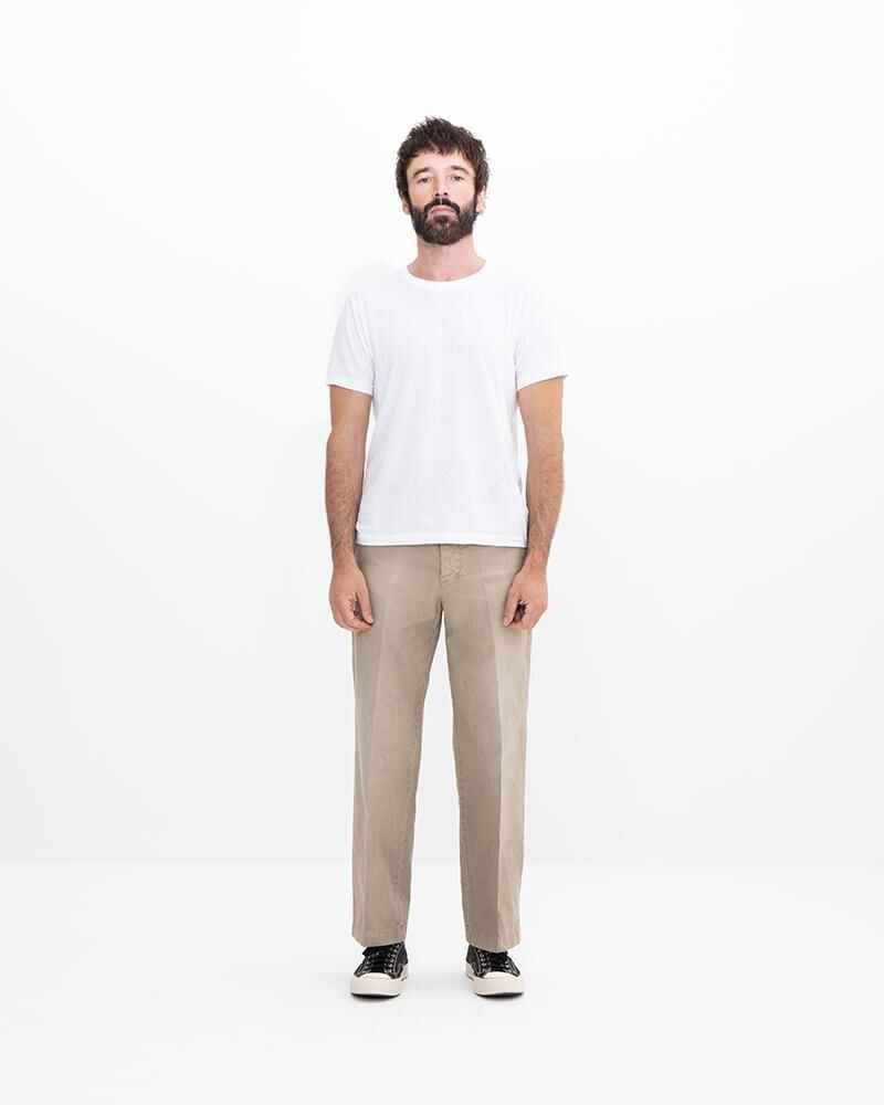 FIELD CHINO PANTS DMGD BEIGE - 3