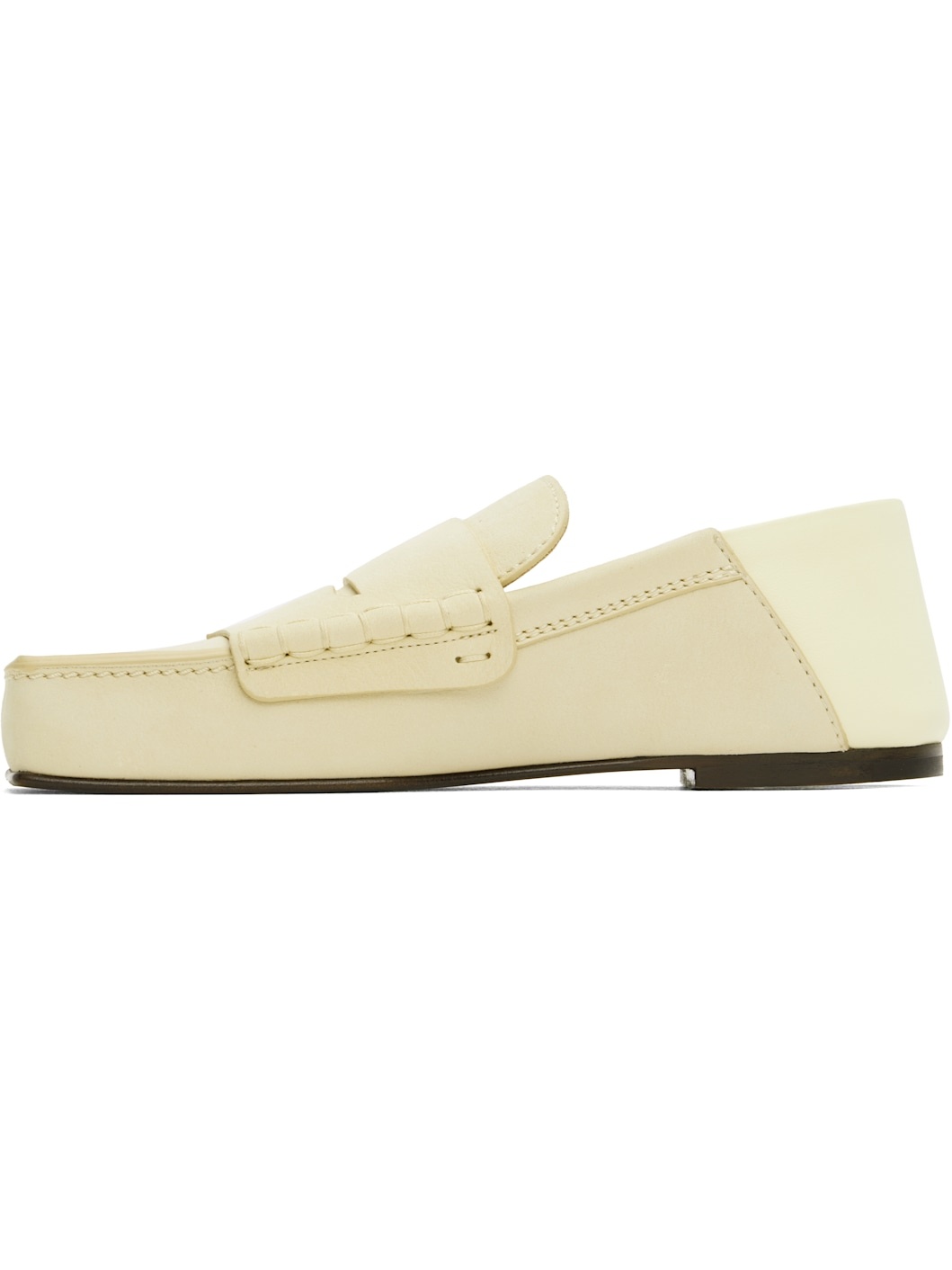 Yellow La Casa 'Les Loafers Carré' Loafers - 3