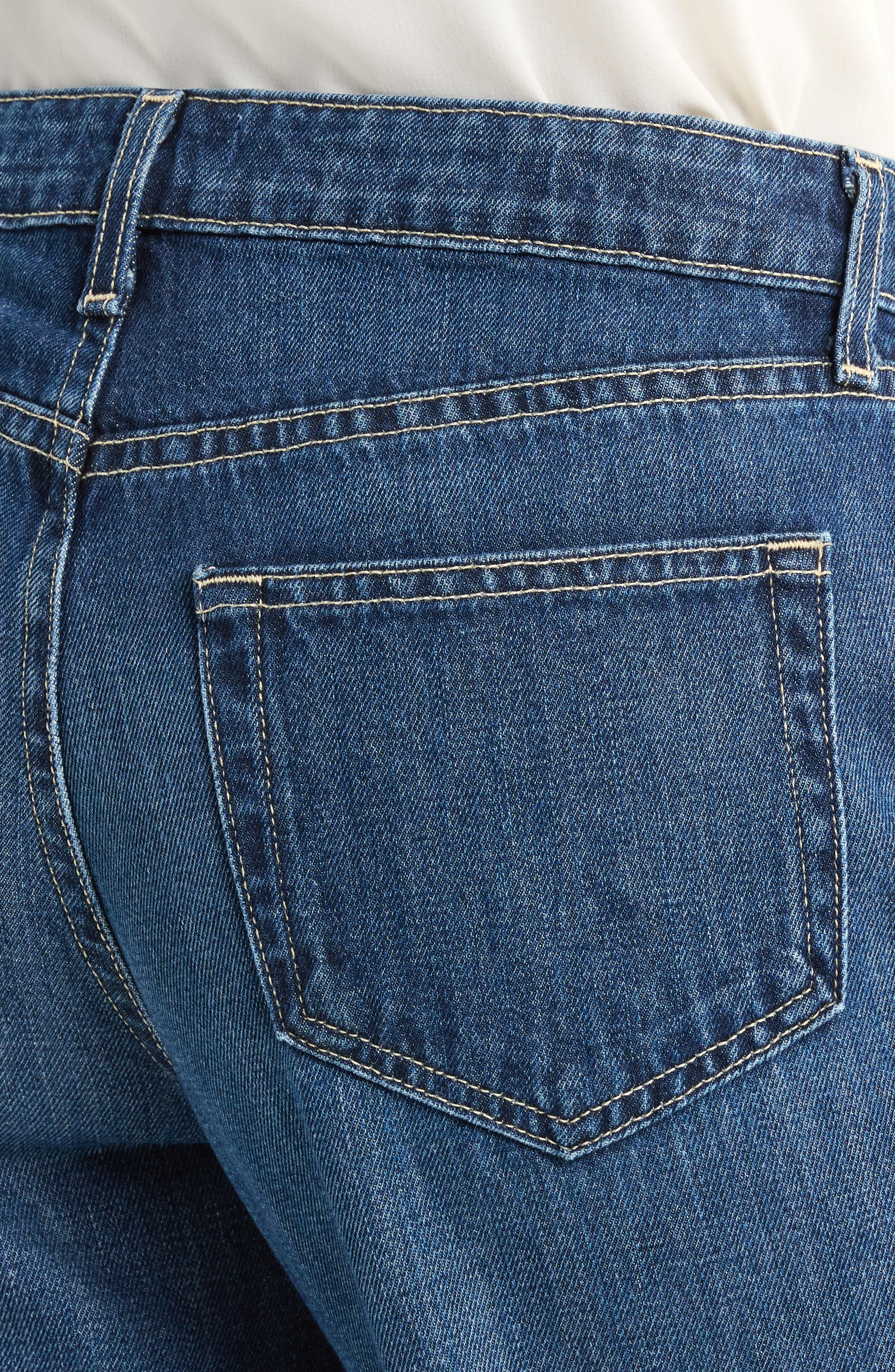 L'AGENCE Leighton Cuff Stovepipe Jeans in Rampart at Nordstrom - 4