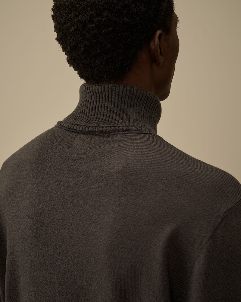 Extrafine Merino Wool Turtleneck Sweater 6