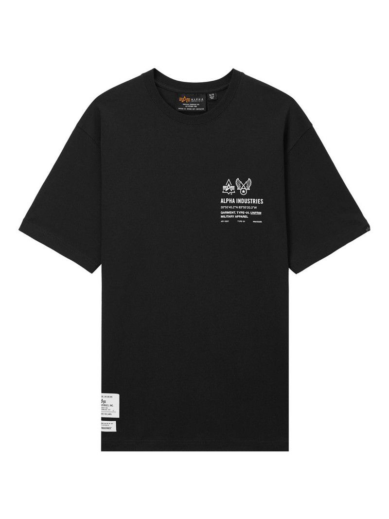logo-print crew-neck T-shirt 1