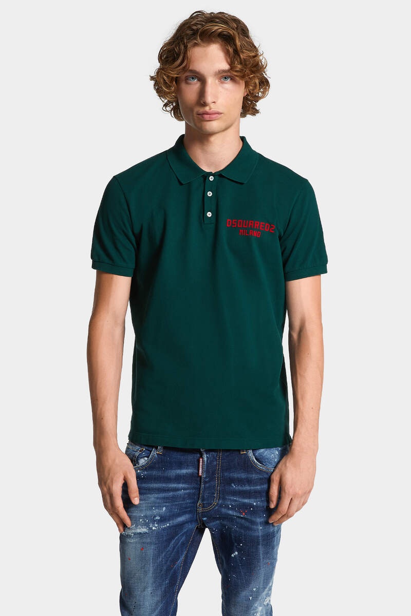 DYED TENNIS FIT DSQUARED2 MILANO POLO - 3