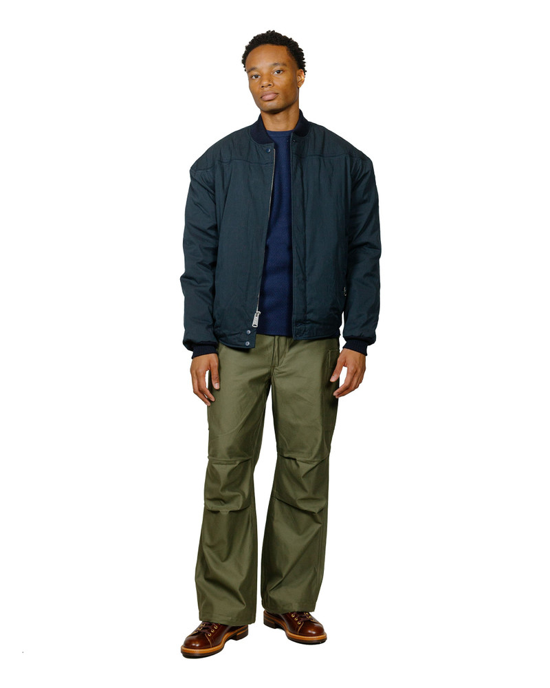 The Real McCoys MJ24008 Cape Shoulder Sports Jacket Navy outlook