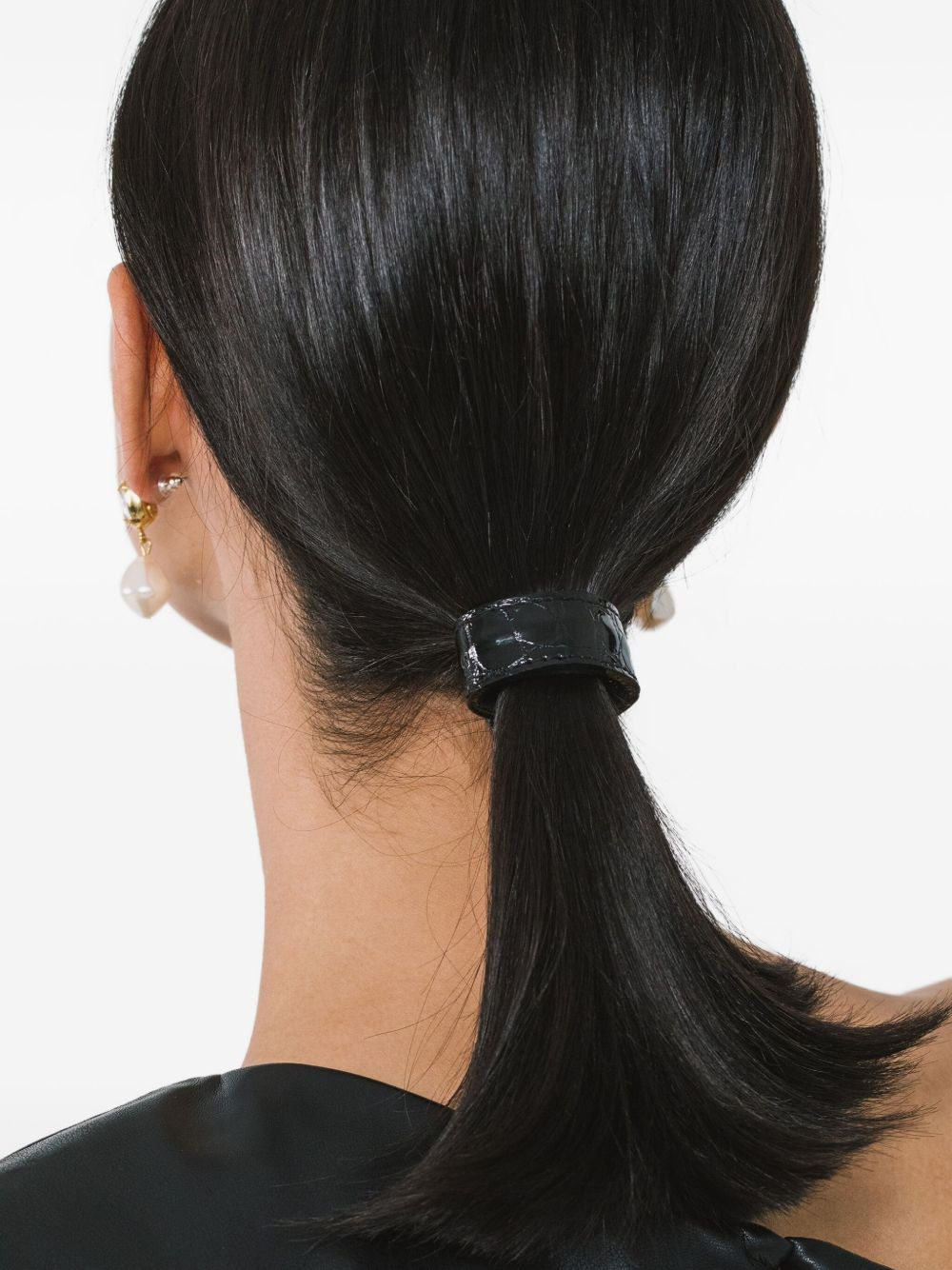 leather-embossed mini ponywrap - 3