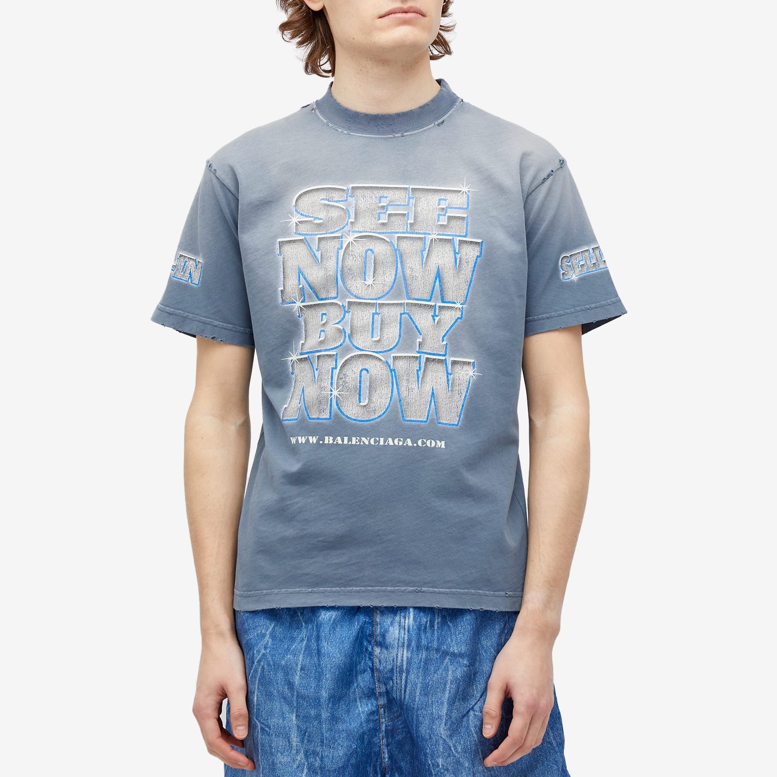BALENCIAGA Balenciaga See Now Buy Now T-Shirt | endclothing