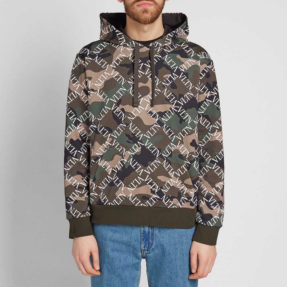 Valentino V Grid Logo Popover Hoody - 4