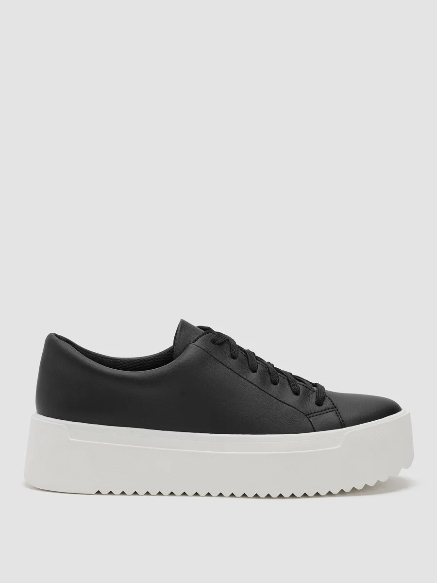 Monde Leather Platform Sneaker - 1