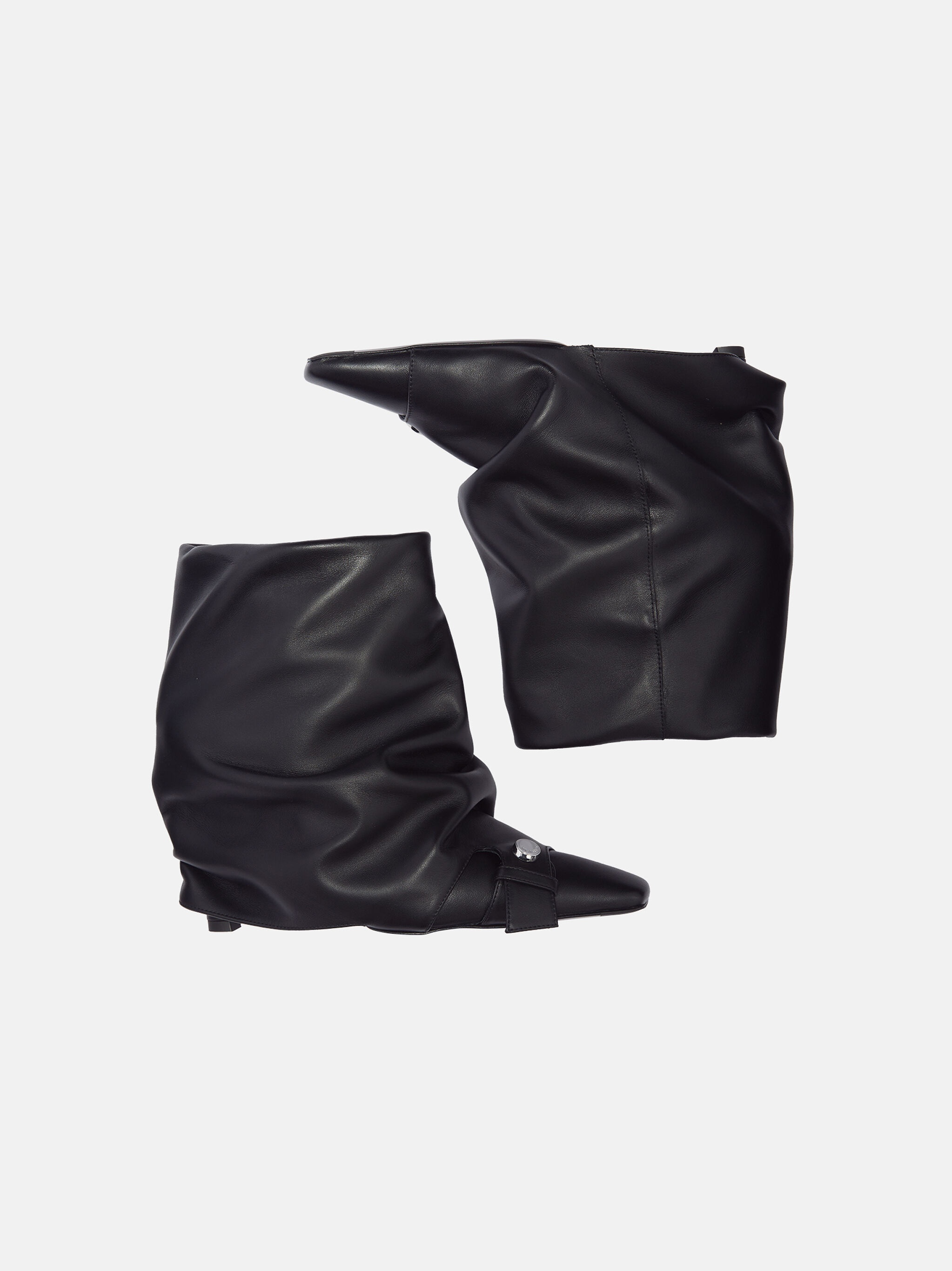 ''JUNO'' BLACK ANKLE BOOT - 3