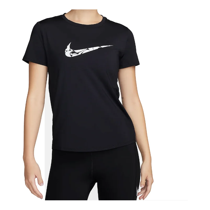 (WMNS) Nike One Swoosh Dri-FIT 짧은 소매 운영하는 정상 '검정 백색' FN2619-010 - 1