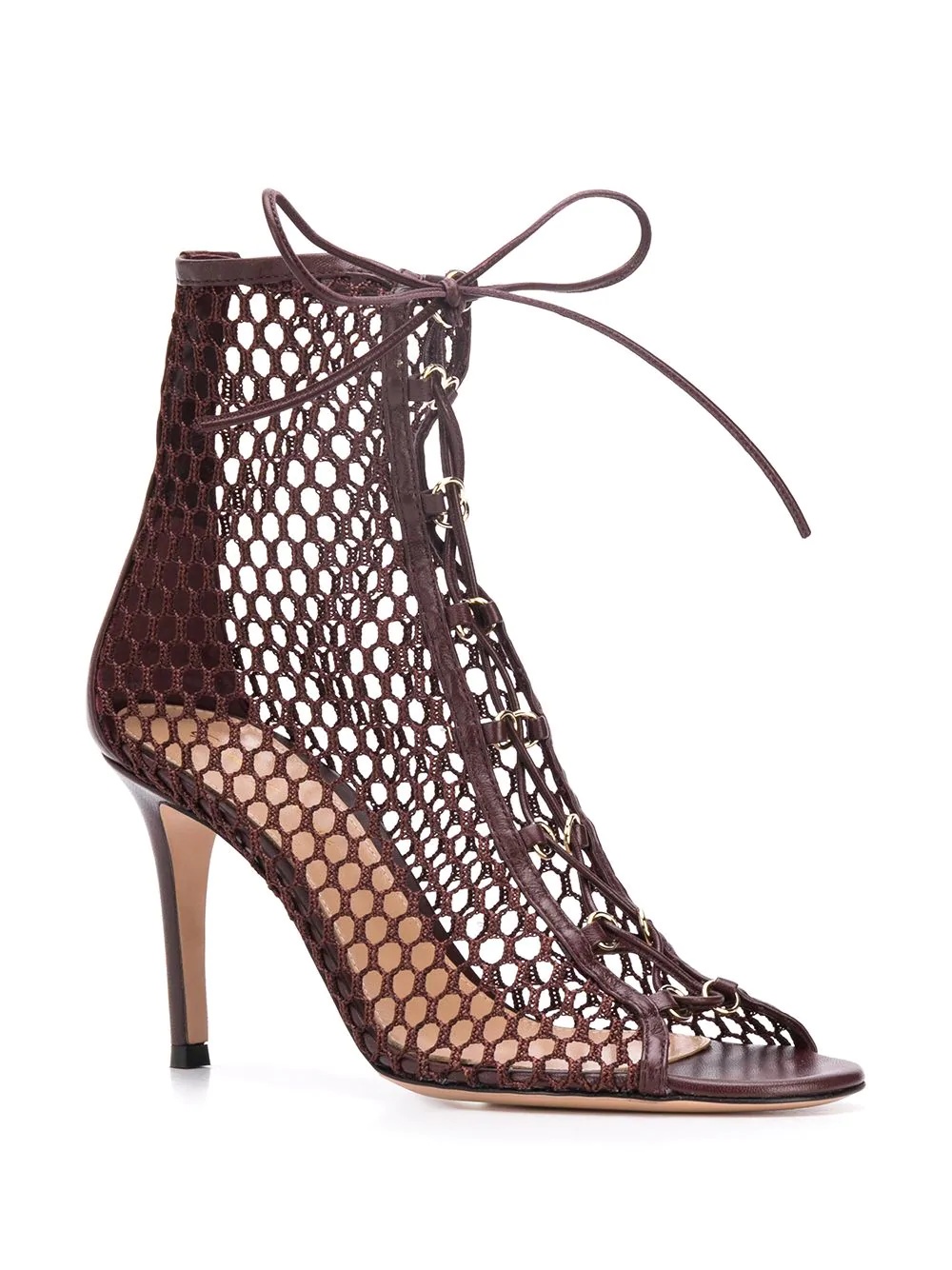 Helena 90mm fishnet sandals - 2