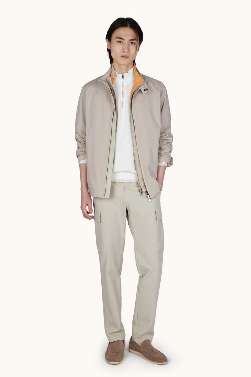 Paul & Shark HALF‑ZIP SWEATER IN PIUMA COTTON WITH TYPHOON® DETAILS outlook