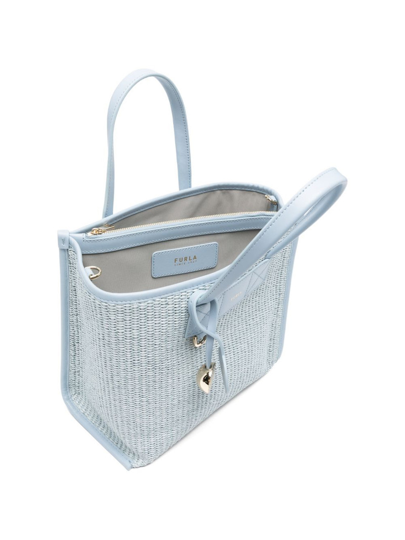 leather-trim tote bag 5