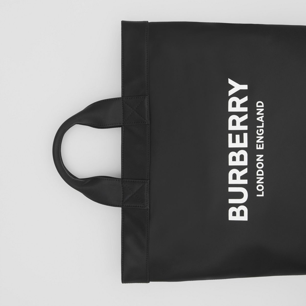 Logo Print Nylon Tote - 2