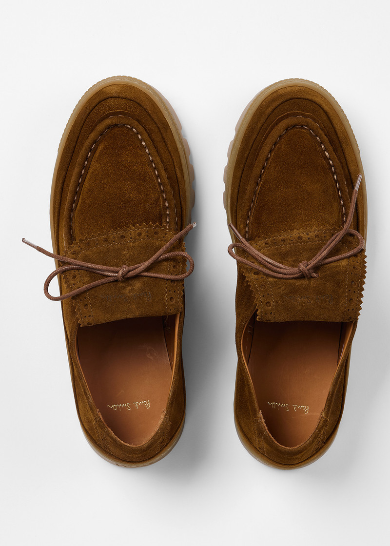 Women's Olive Suede 'Monda' Shoes 3