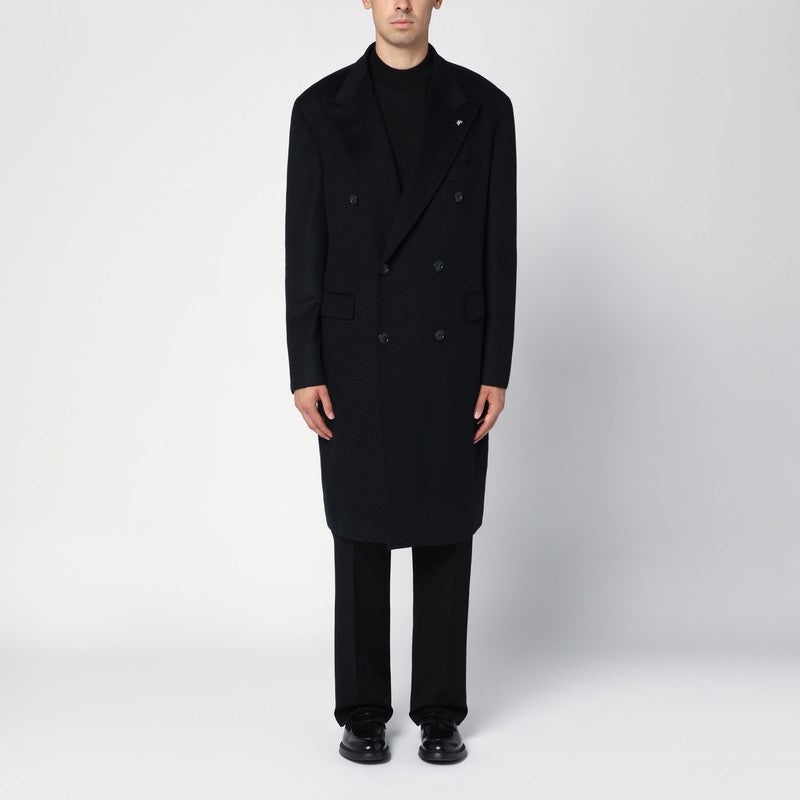 Tagliatore - Tagliatore Blue London double-breasted coat - 1