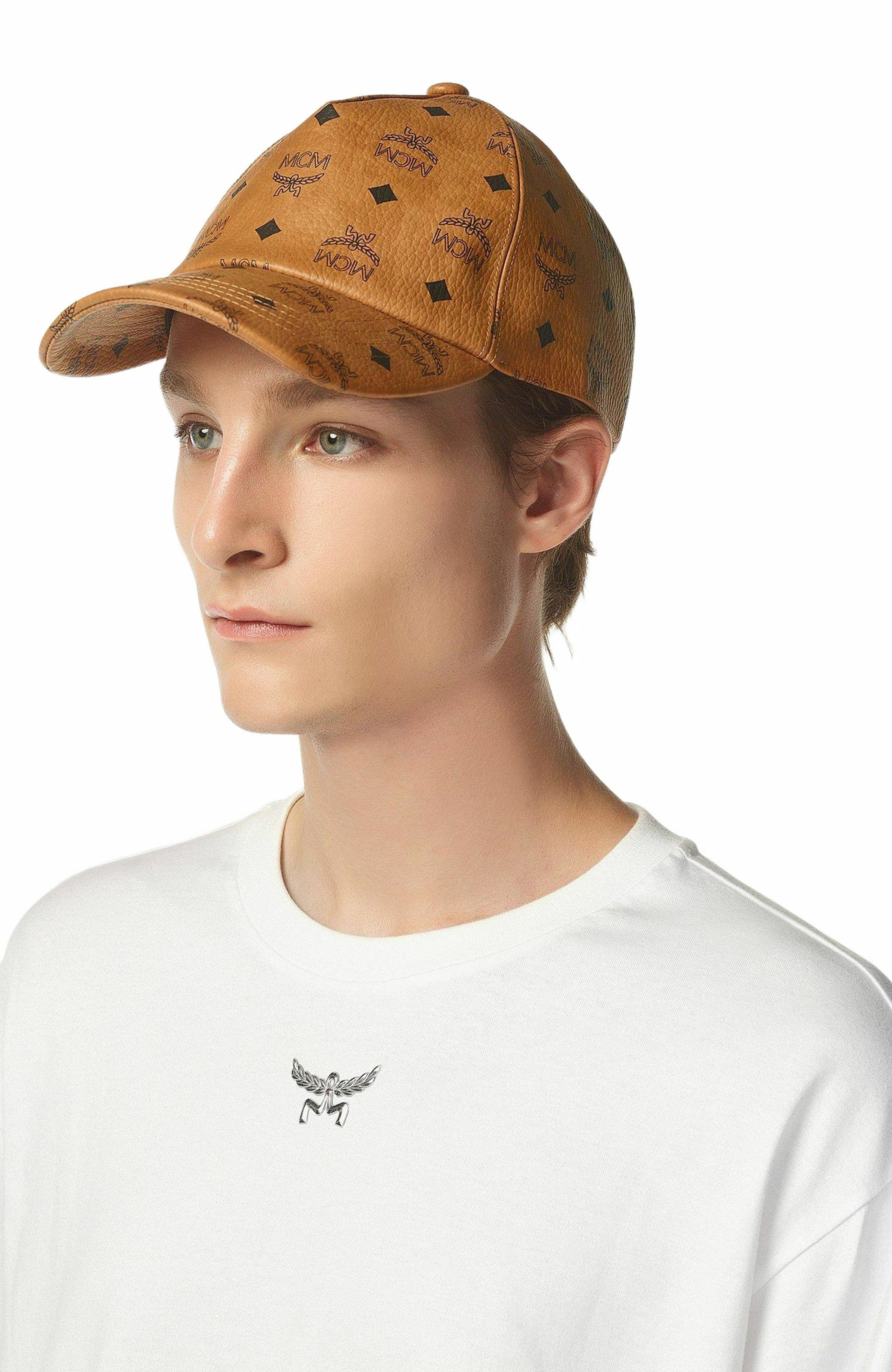 MCM Classic Cap in Visetos in Cognac at Nordstrom - 6