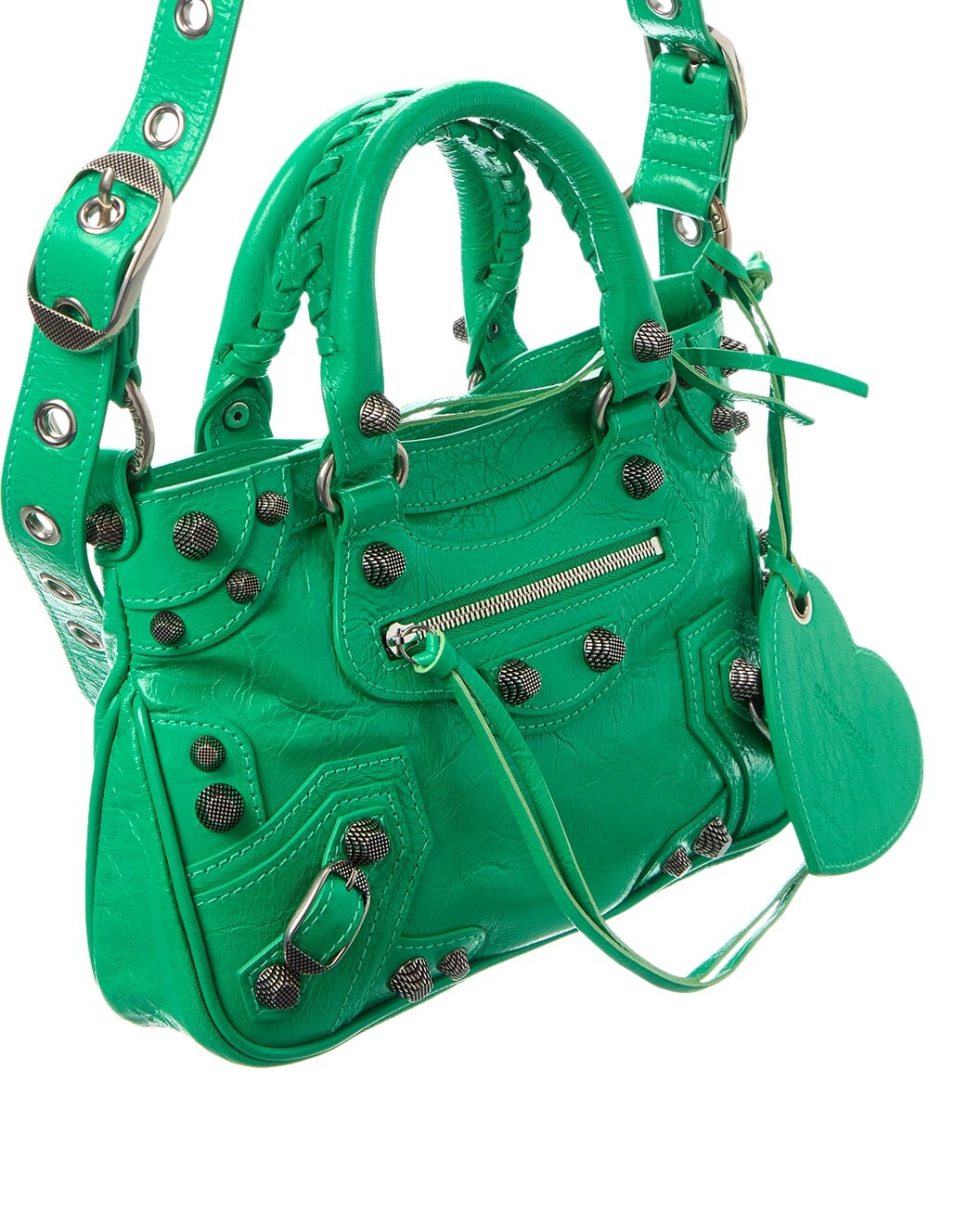 Balenciaga Neo Cagole Leather Shoulder Bag - 3