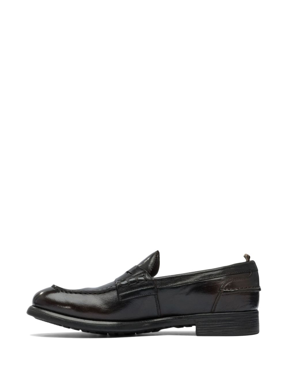 penny leather loafers - 3
