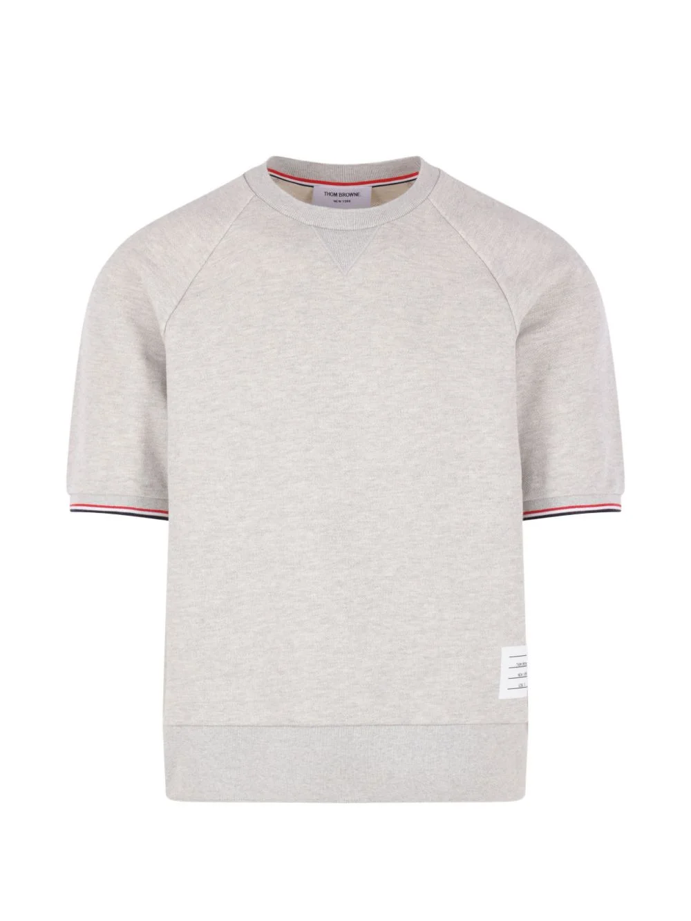 piqué short-sleeve sweatshirt - 1